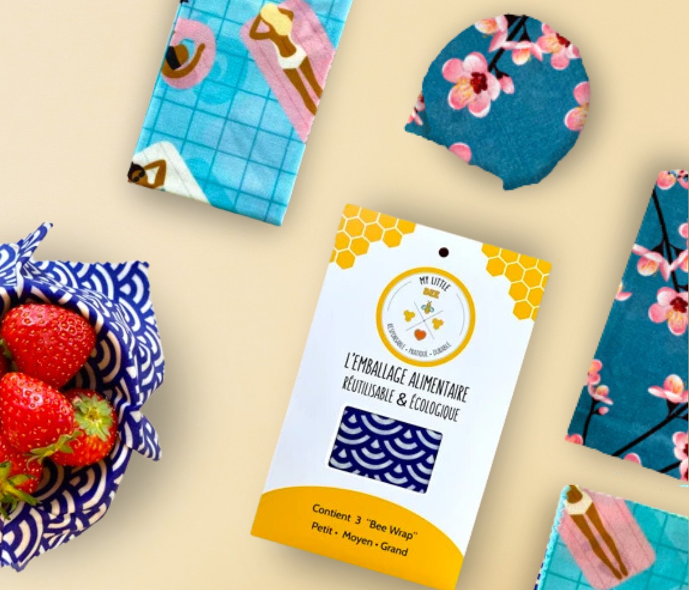 Bee Wrap : Alternative écologique Au Film Plastique - Angie Be Green